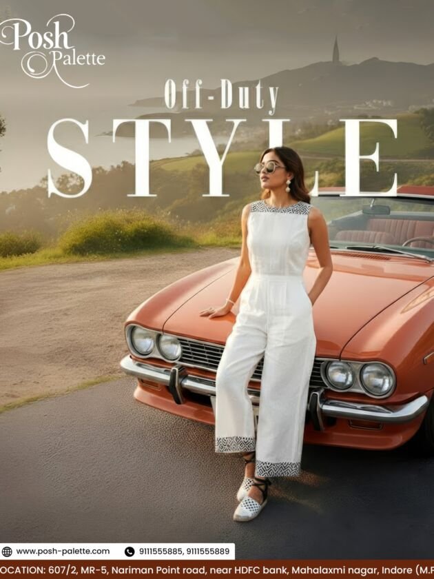 Off-Duty White Jumpsuit