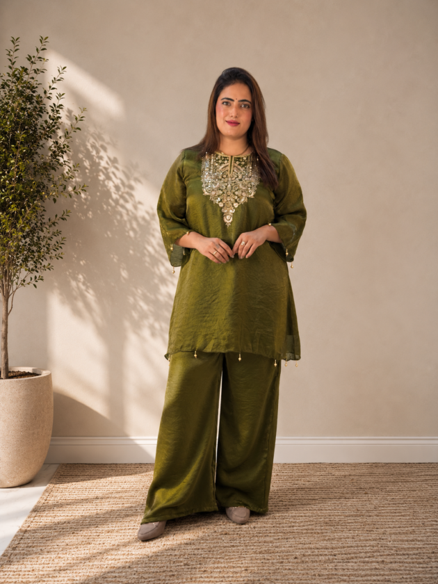 Olive Green Co-Ord Set